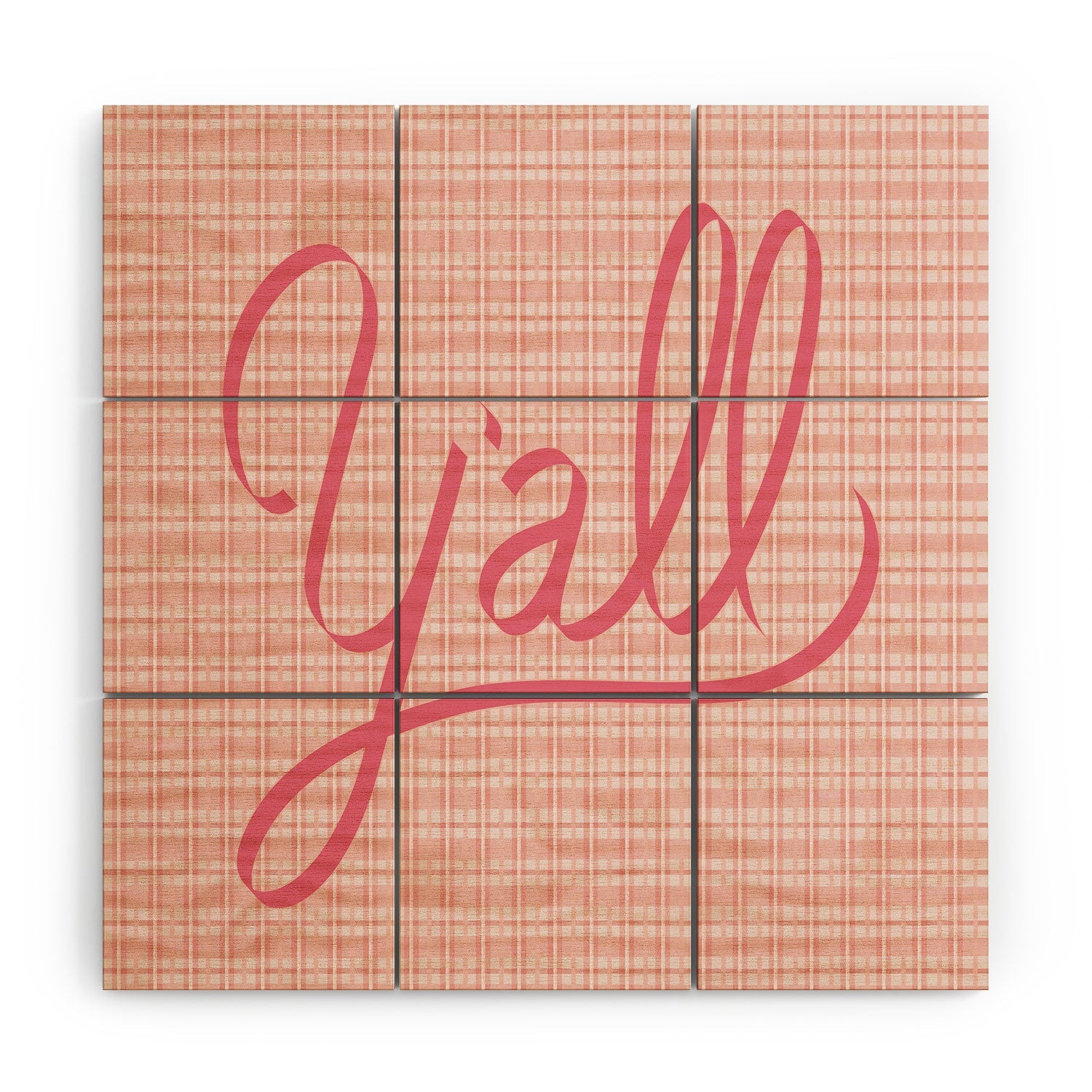 DENY Designs yall option ii Wood Wall Mural