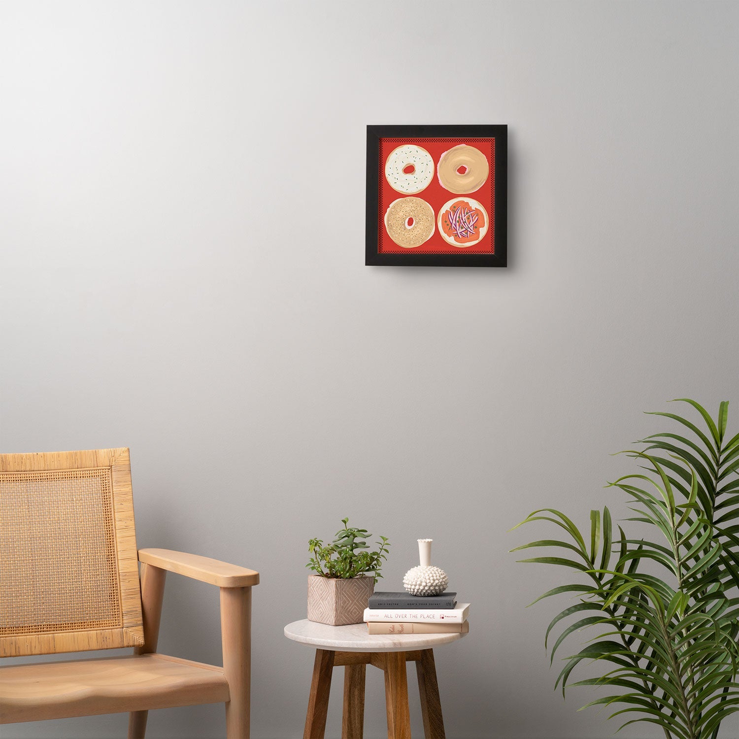 DENY Designs yonkers bagels Framed Wall Art
