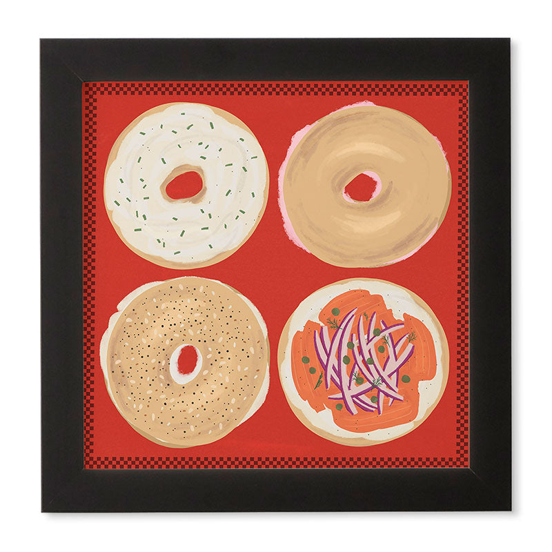 DENY Designs yonkers bagels Framed Wall Art