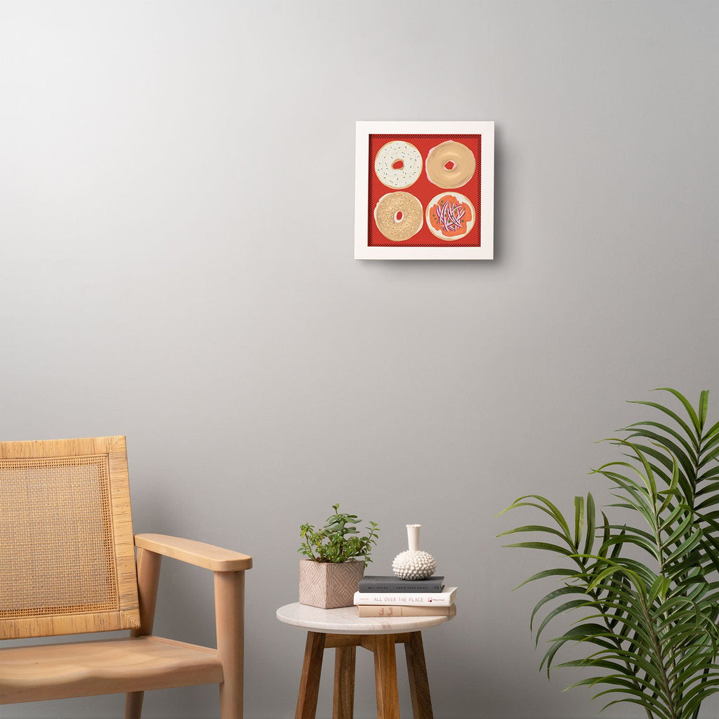 DENY Designs yonkers bagels Framed Wall Art