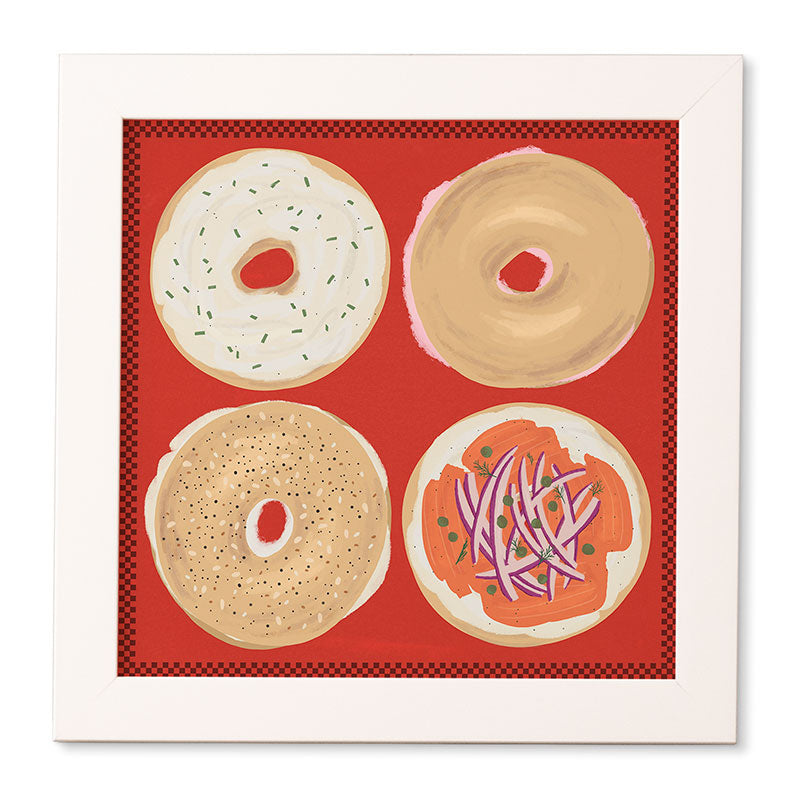 DENY Designs yonkers bagels Framed Wall Art