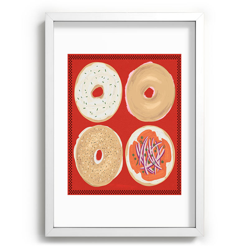 DENY Designs yonkers bagels Recessed Framing Rectangle