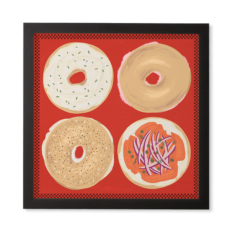 DENY Designs yonkers bagels Framed Wall Art