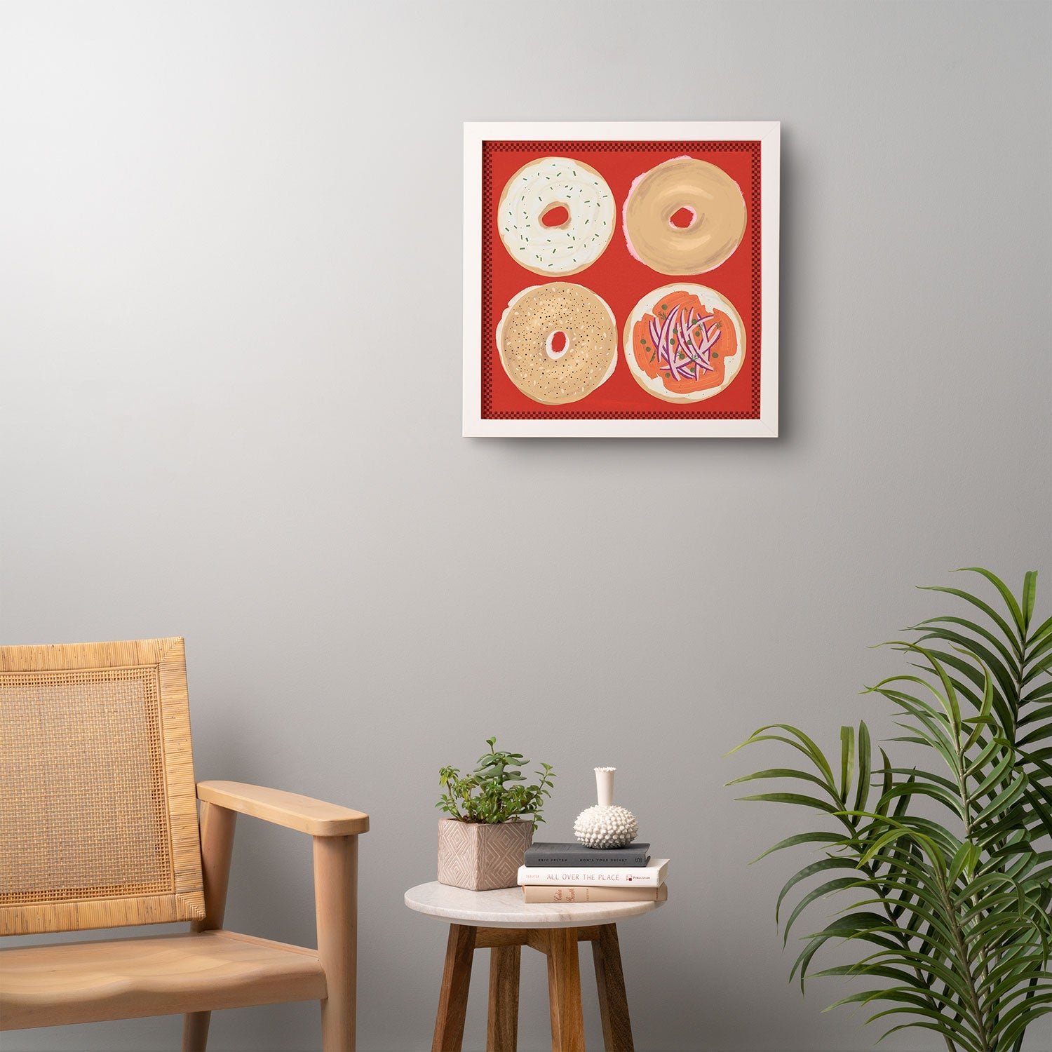 DENY Designs yonkers bagels Framed Wall Art
