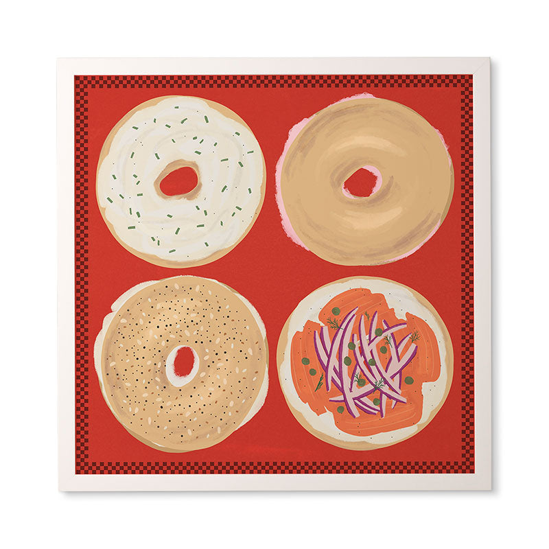 DENY Designs yonkers bagels Framed Wall Art