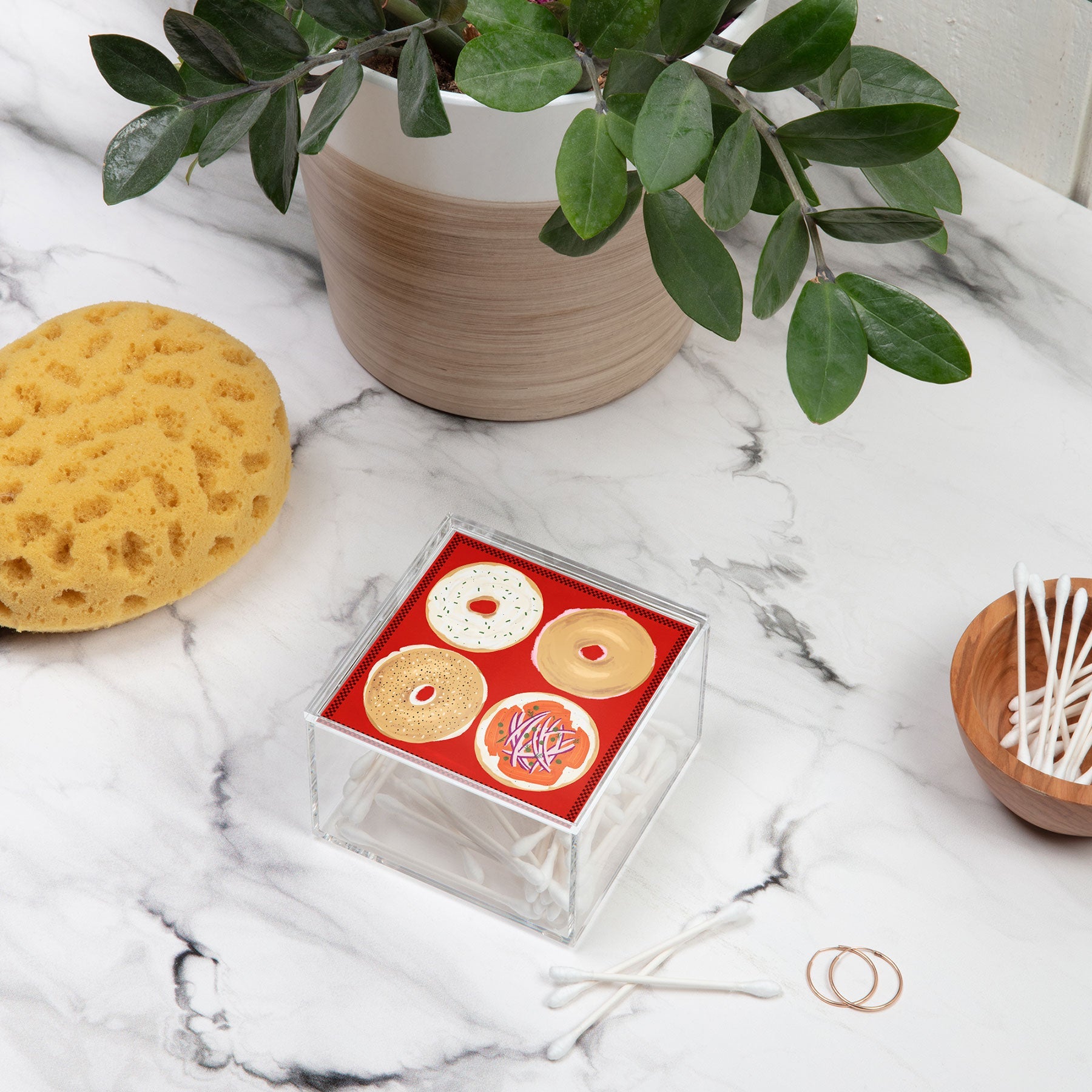 DENY Designs yonkers bagels Acrylic Box
