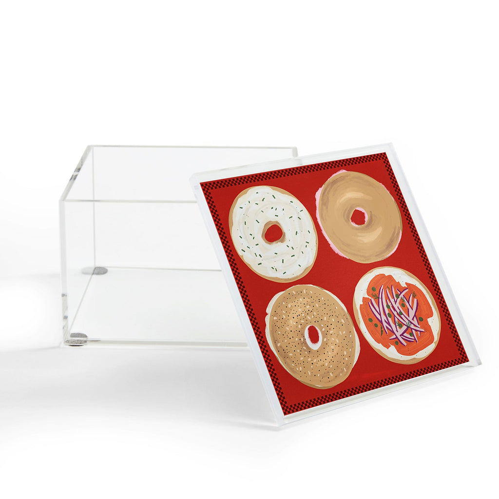 DENY Designs yonkers bagels Acrylic Box
