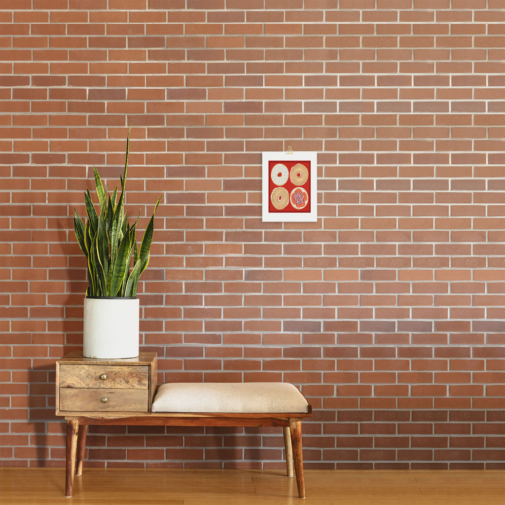 DENY Designs yonkers bagels Art Print
