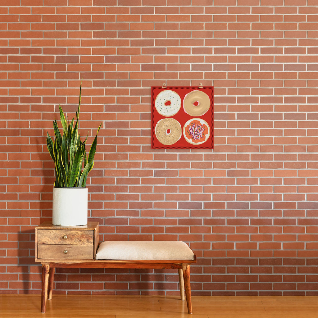 DENY Designs yonkers bagels Art Print