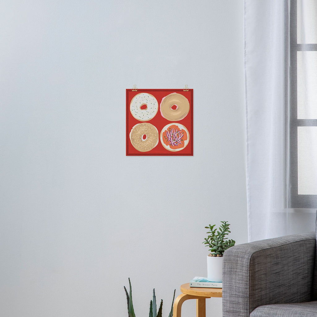 DENY Designs yonkers bagels Art Print