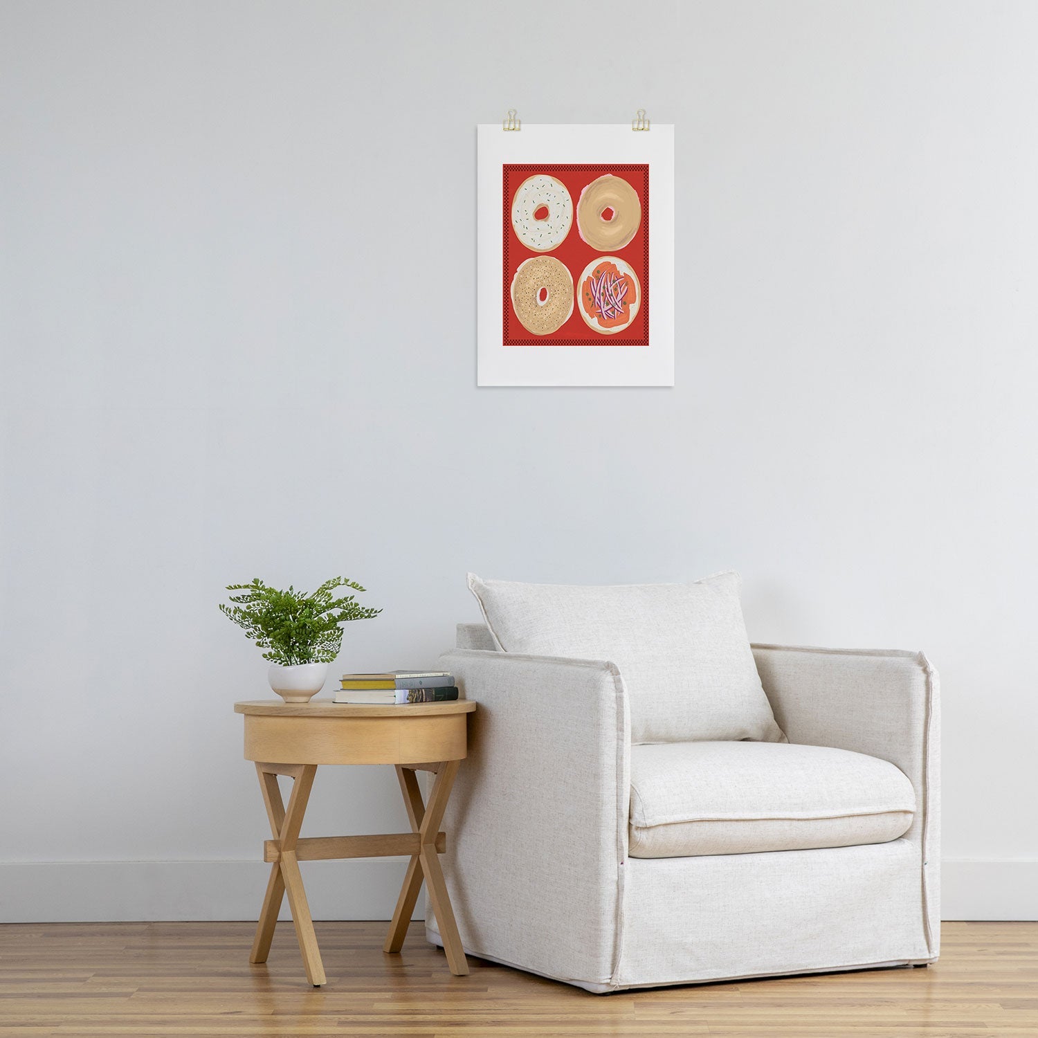 DENY Designs yonkers bagels Art Print