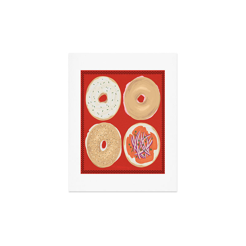 DENY Designs yonkers bagels Art Print