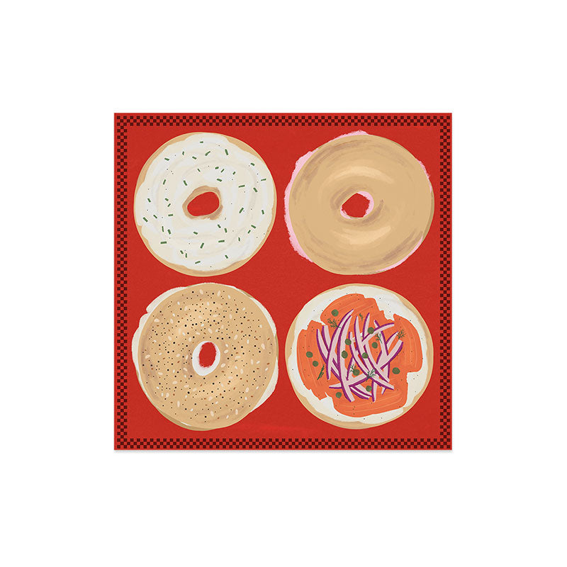 DENY Designs yonkers bagels Art Print