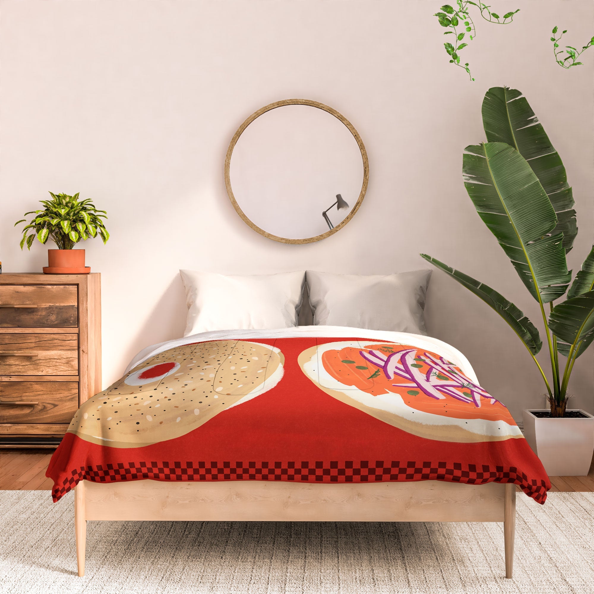 DENY Designs yonkers bagels Comforter