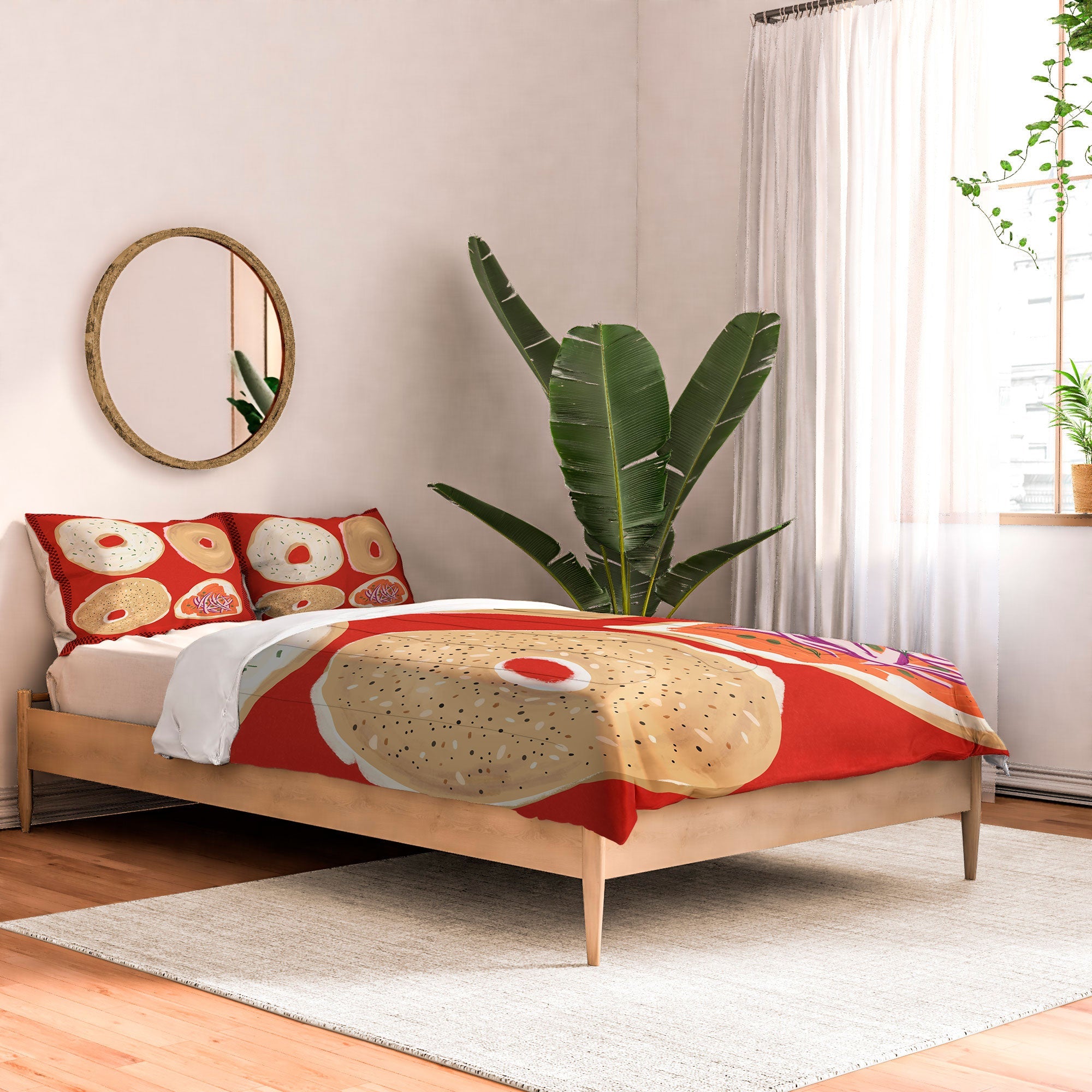DENY Designs yonkers bagels Comforter