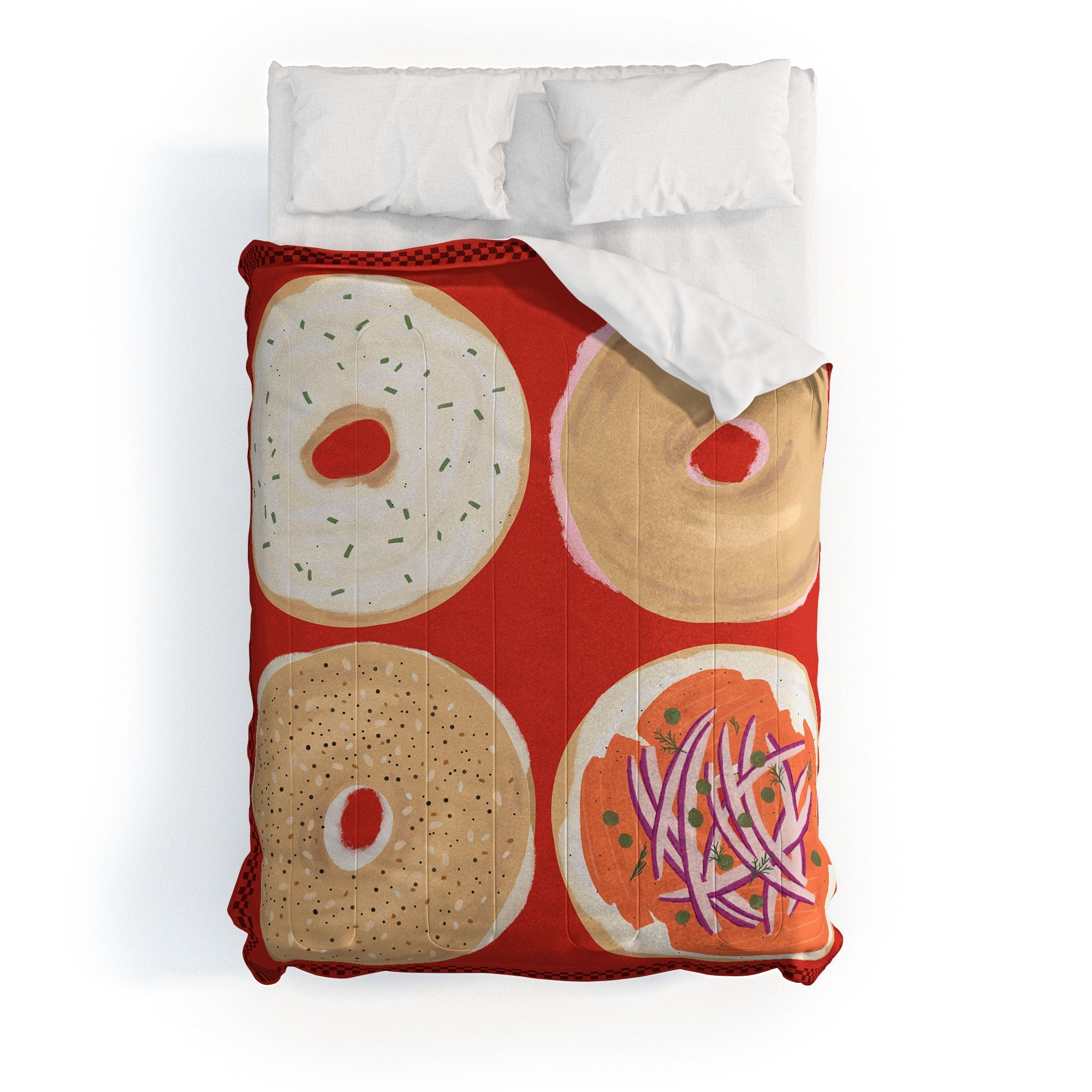 DENY Designs yonkers bagels Comforter