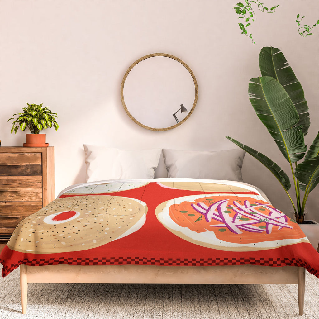 DENY Designs yonkers bagels Comforter