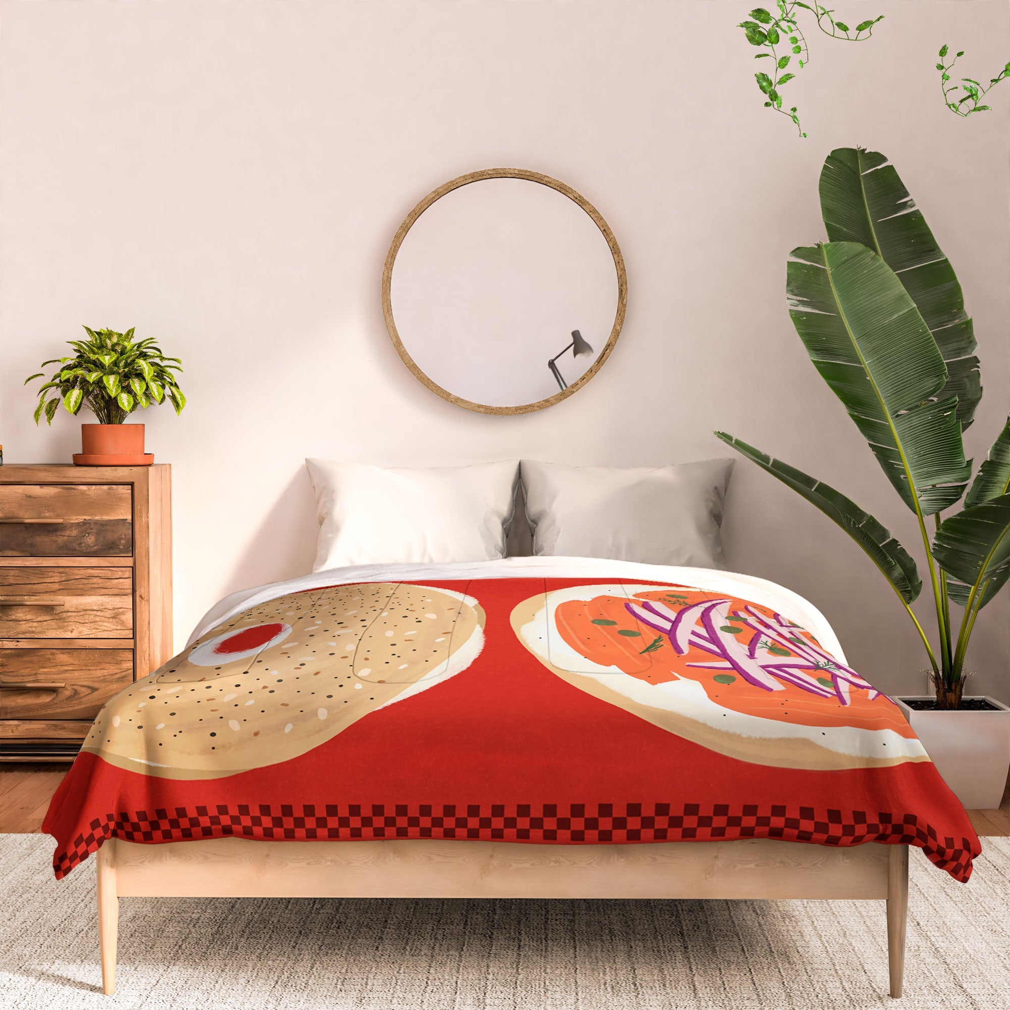 DENY Designs yonkers bagels Comforter