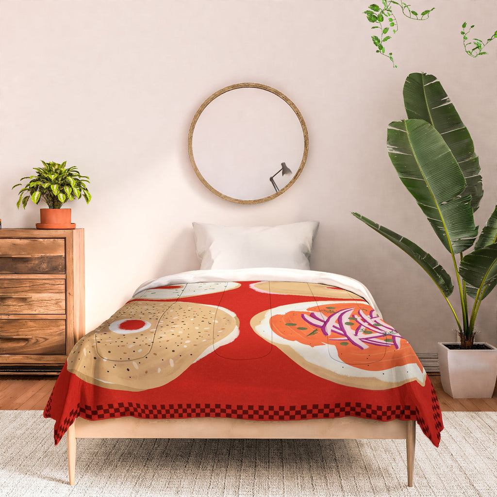 DENY Designs yonkers bagels Comforter
