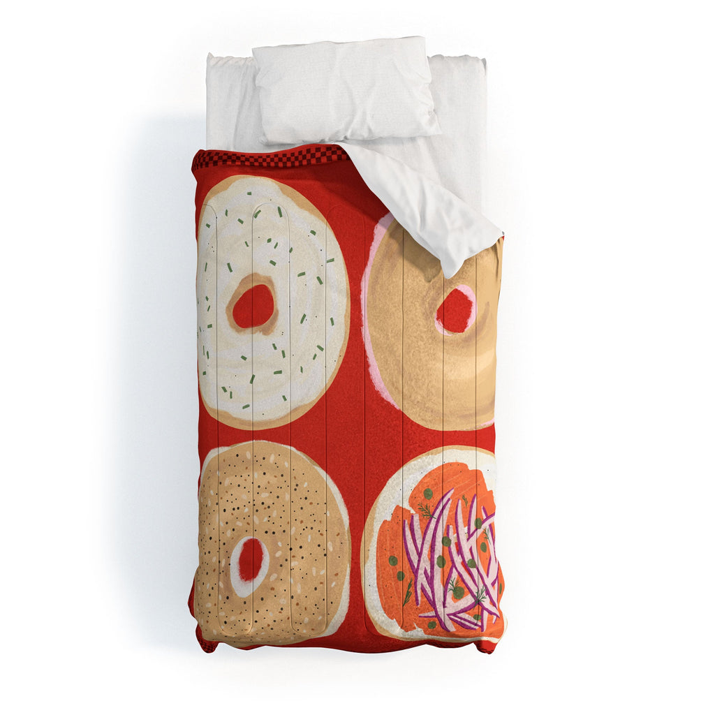 DENY Designs yonkers bagels Comforter