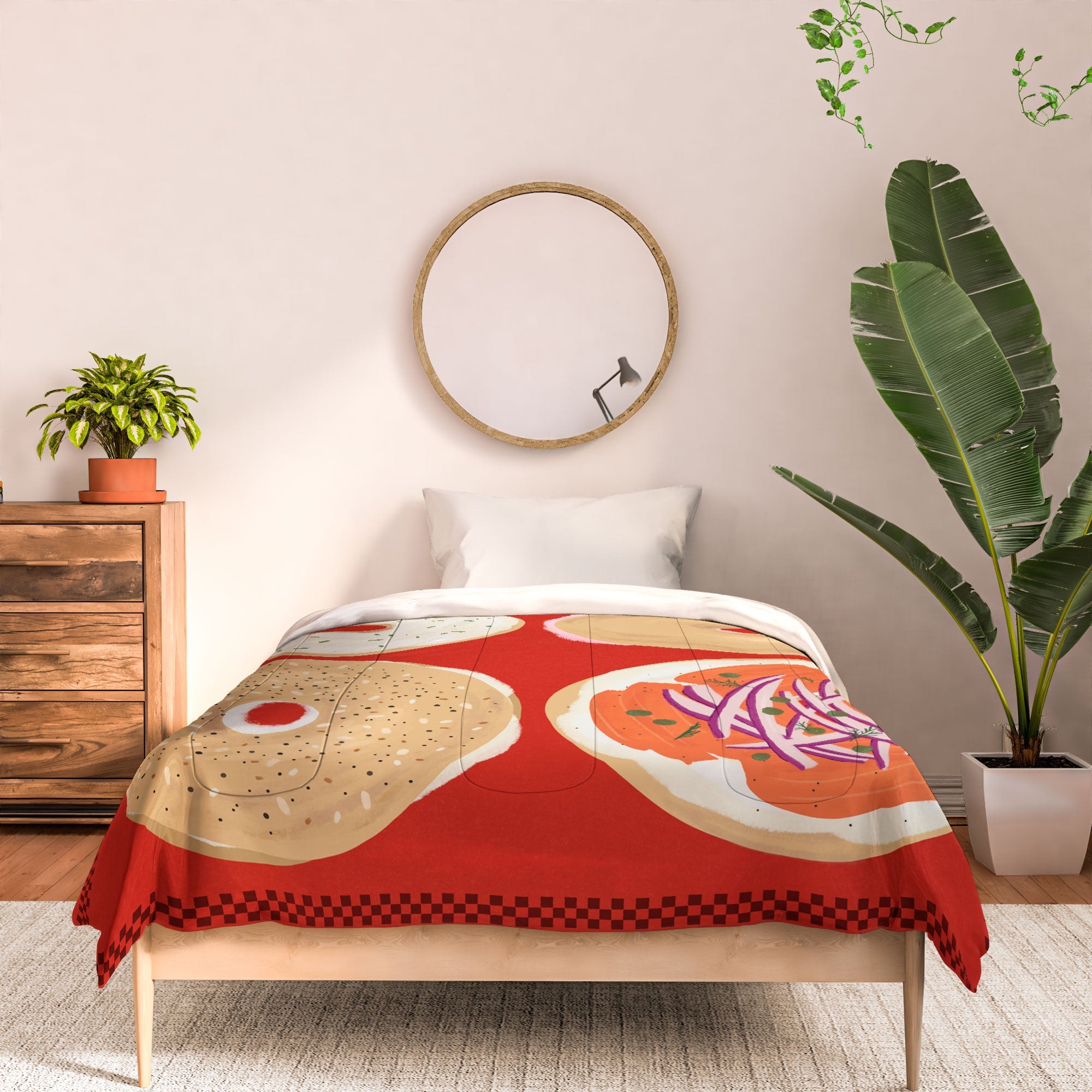 DENY Designs yonkers bagels Comforter