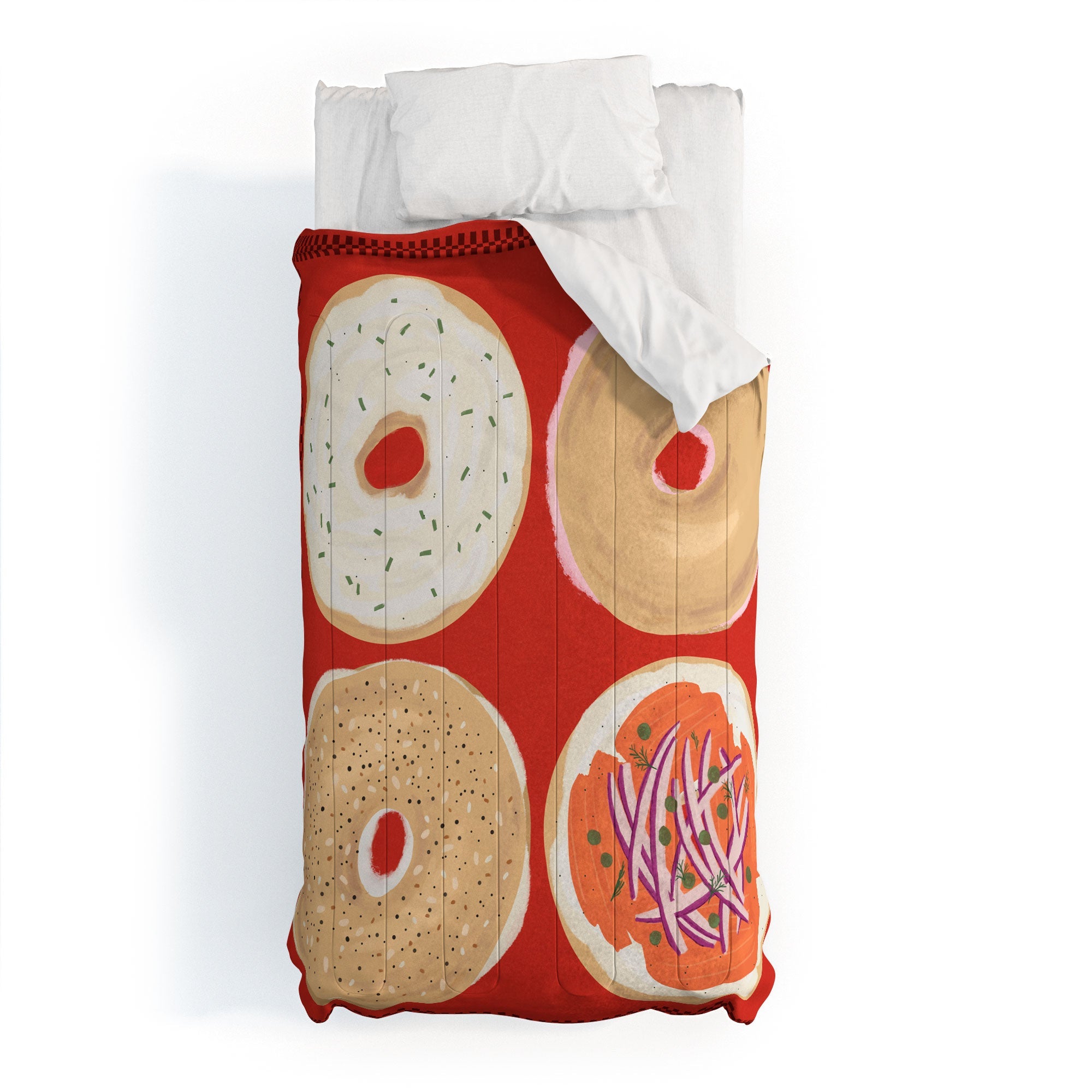 DENY Designs yonkers bagels Comforter
