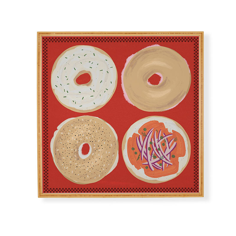 DENY Designs yonkers bagels Framed Wall Art
