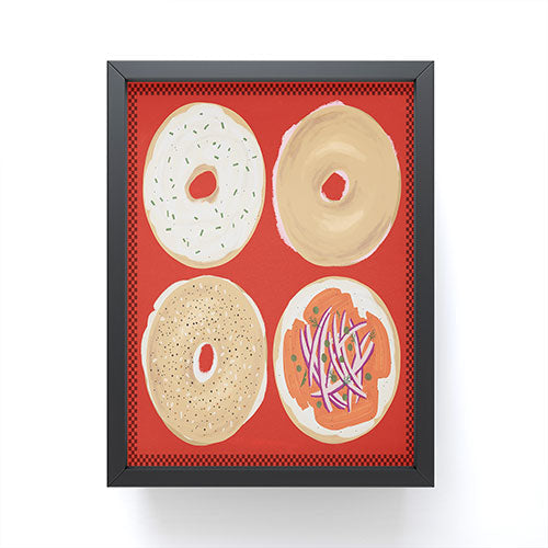 DENY Designs yonkers bagels Framed Mini Art Print