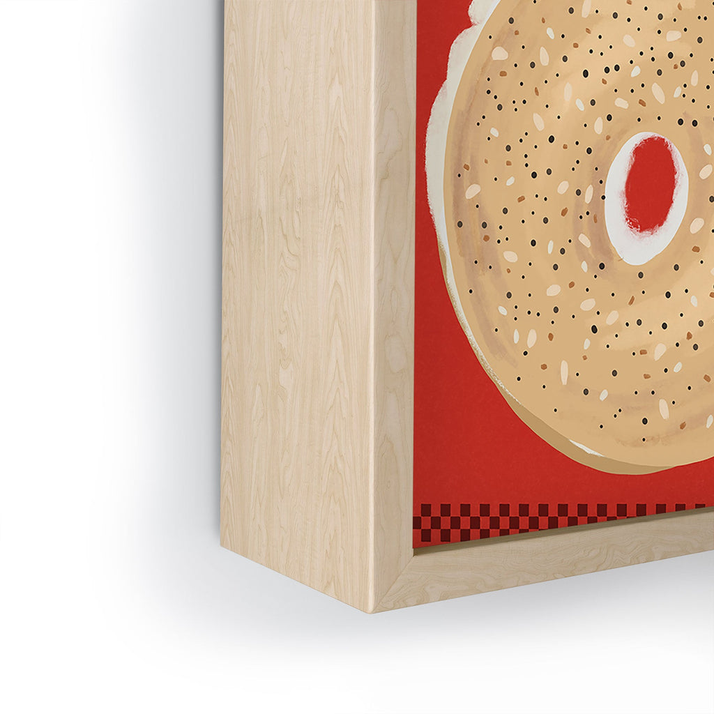 DENY Designs yonkers bagels Framed Mini Art Print