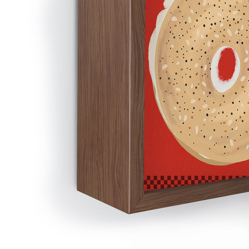 DENY Designs yonkers bagels Framed Mini Art Print