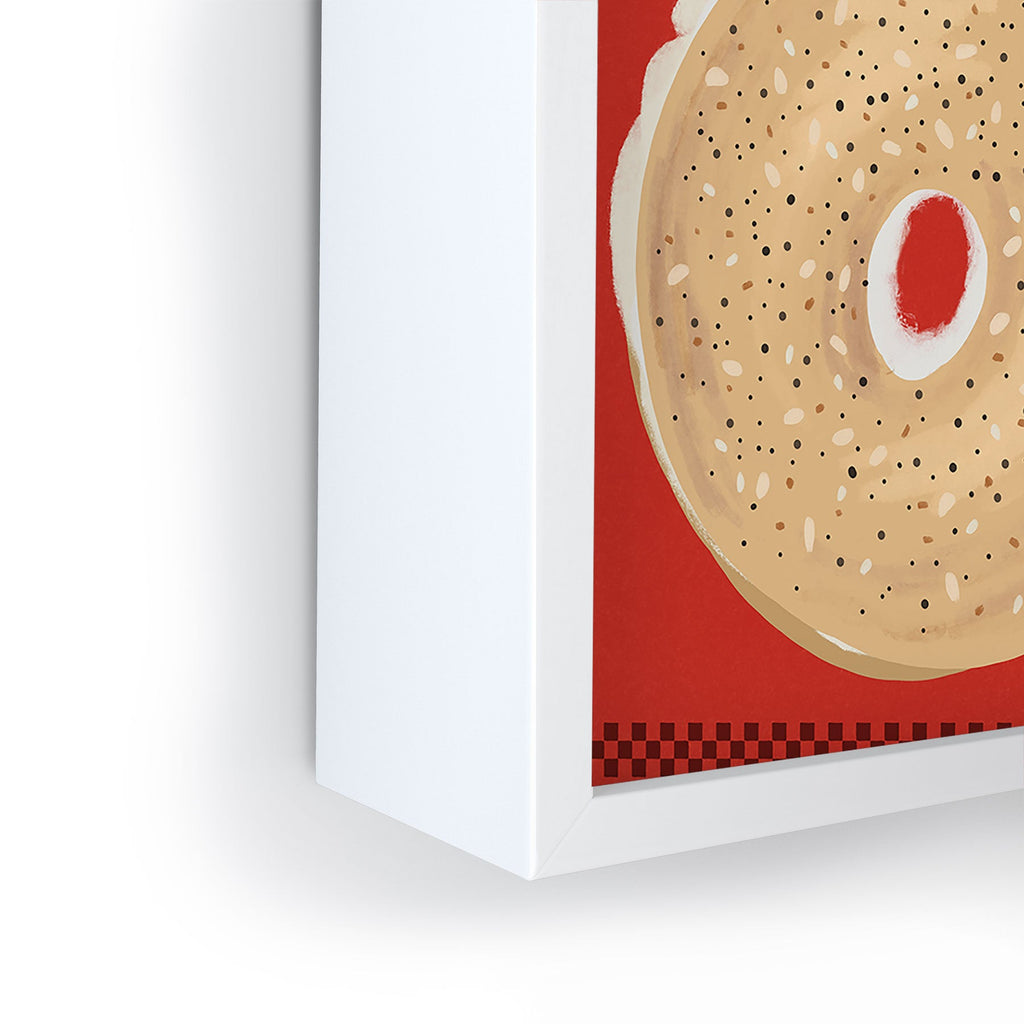DENY Designs yonkers bagels Framed Mini Art Print