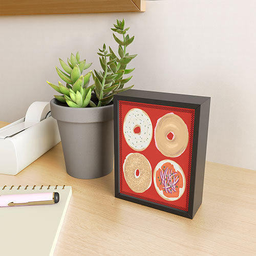 DENY Designs yonkers bagels Framed Mini Art Print