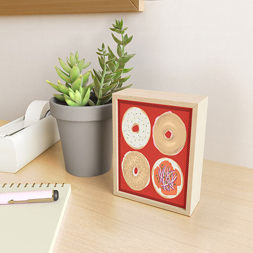 DENY Designs yonkers bagels Framed Mini Art Print