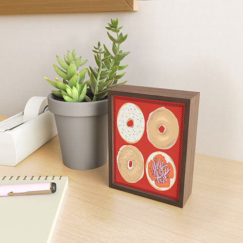 DENY Designs yonkers bagels Framed Mini Art Print