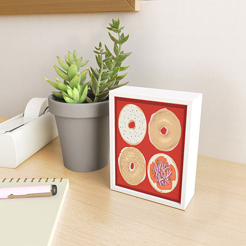 DENY Designs yonkers bagels Framed Mini Art Print
