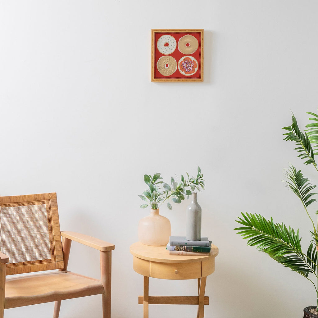 DENY Designs yonkers bagels Framed Wall Art