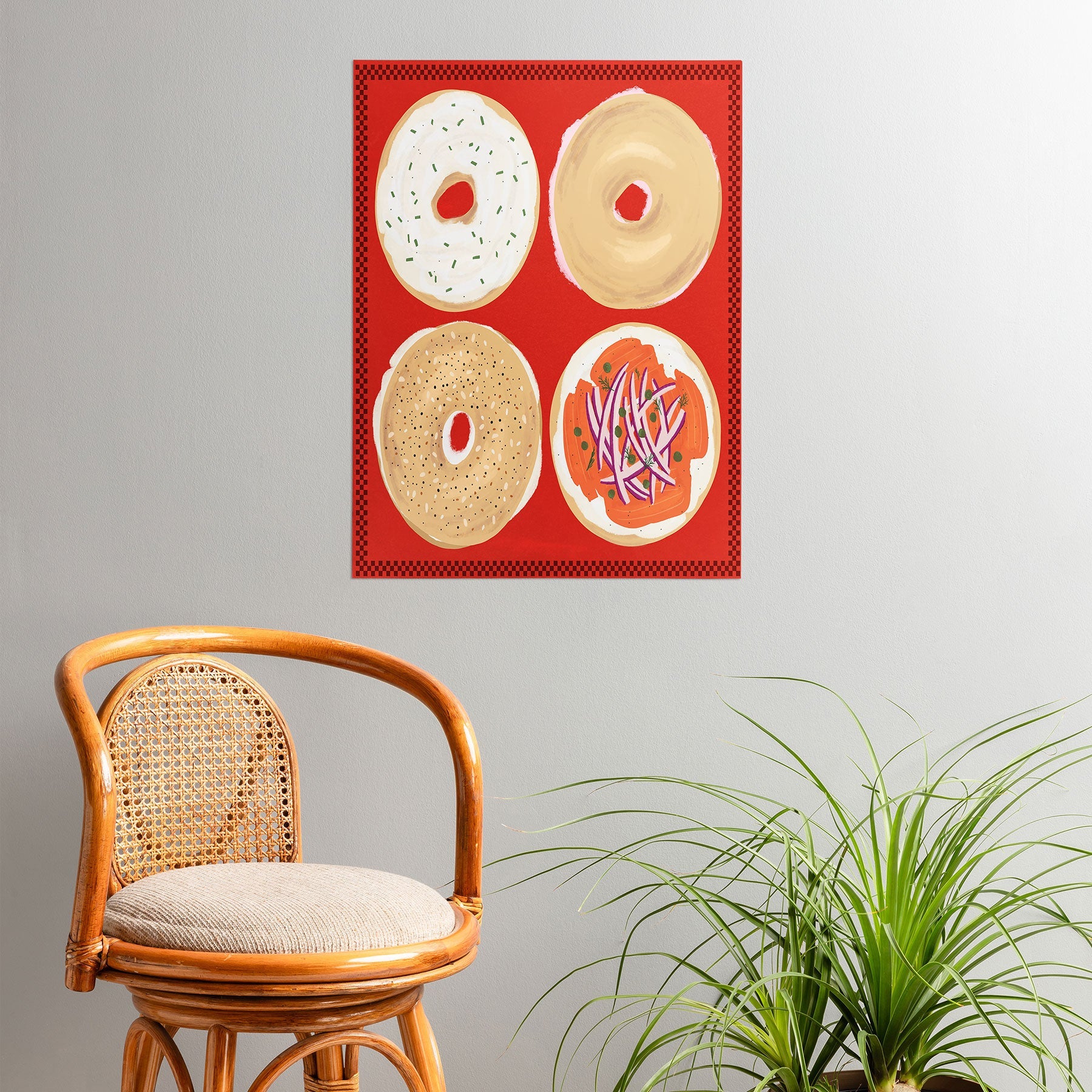 DENY Designs yonkers bagels Poster