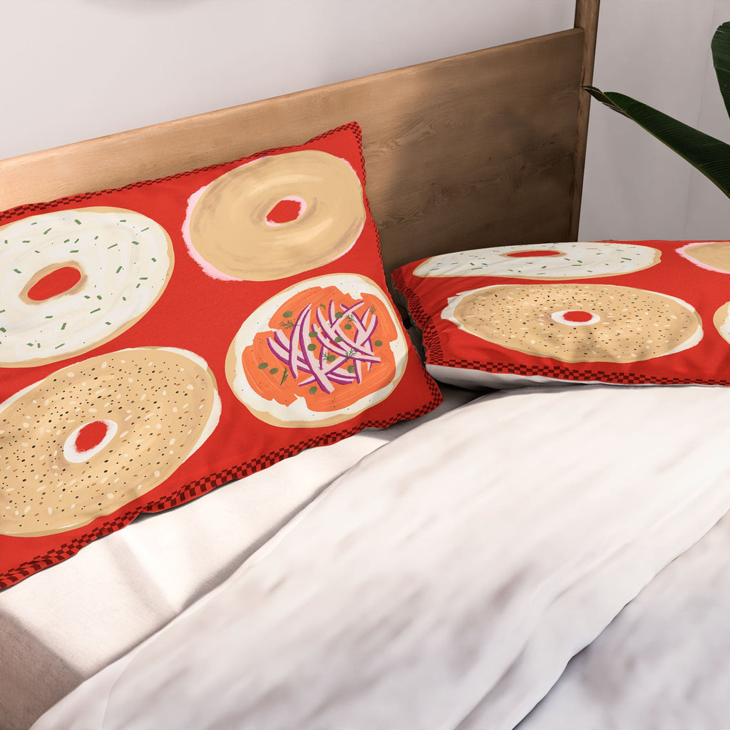 DENY Designs yonkers bagels Pillow Shams