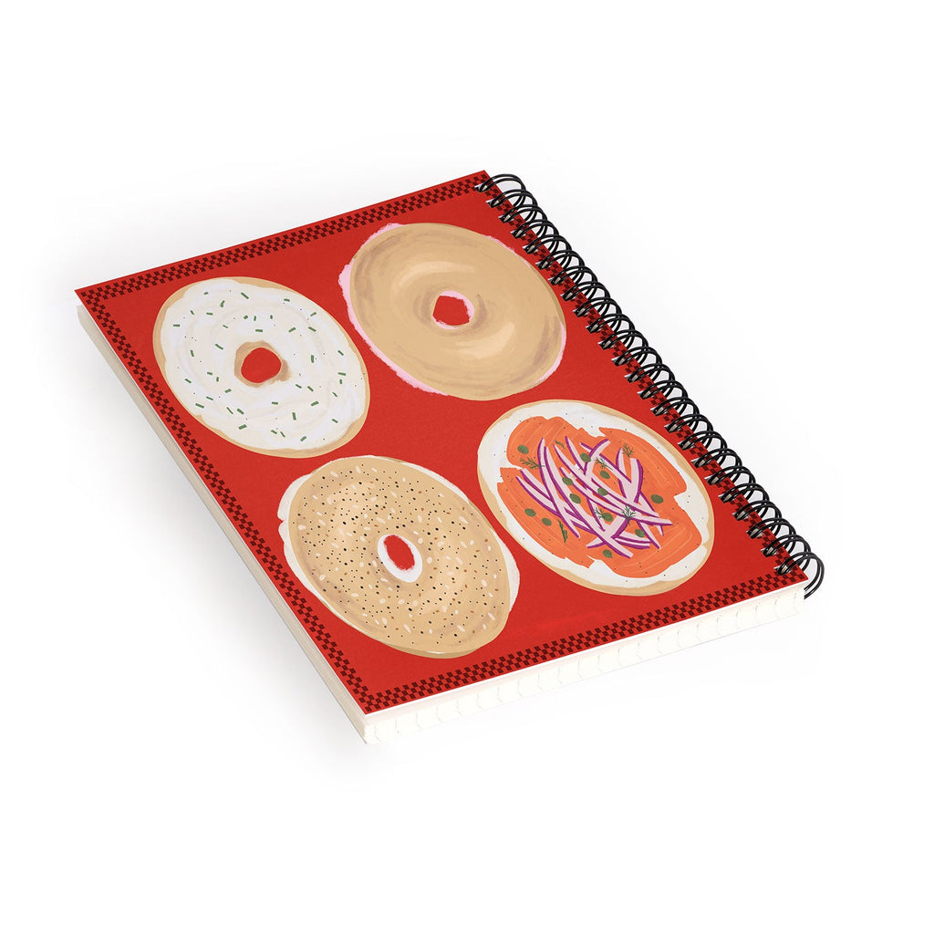 DENY Designs yonkers bagels Spiral Notebook