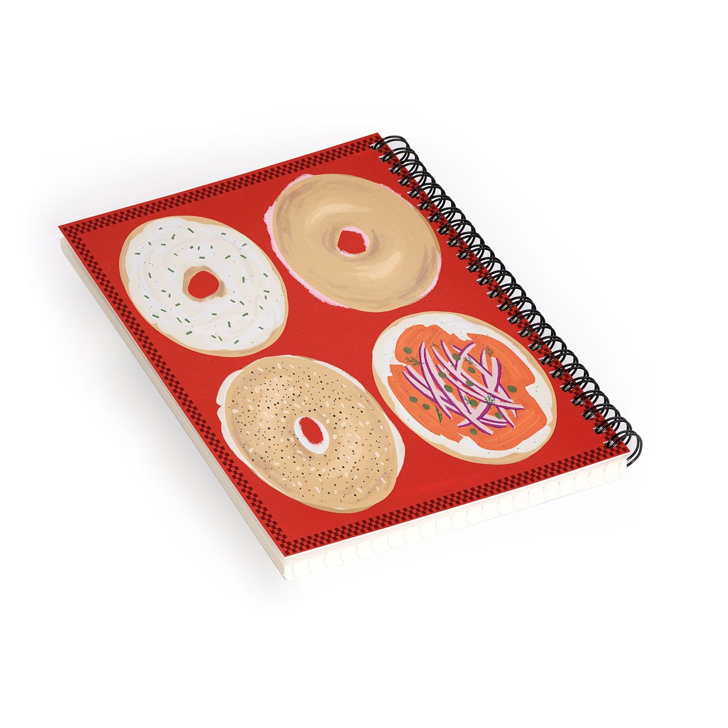DENY Designs yonkers bagels Spiral Notebook