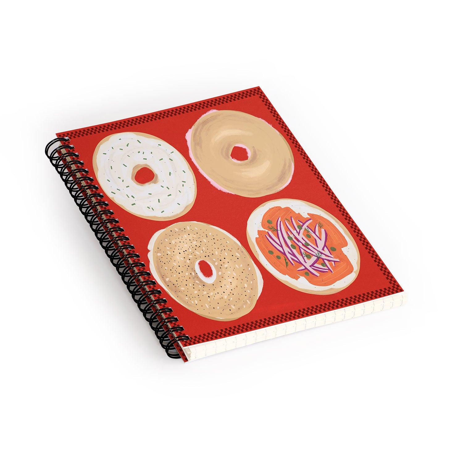 DENY Designs yonkers bagels Spiral Notebook