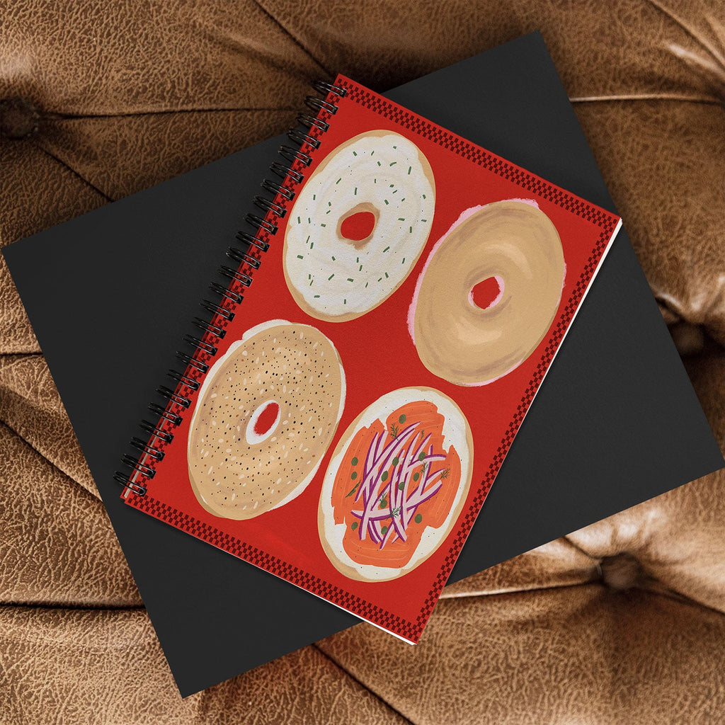 DENY Designs yonkers bagels Spiral Notebook