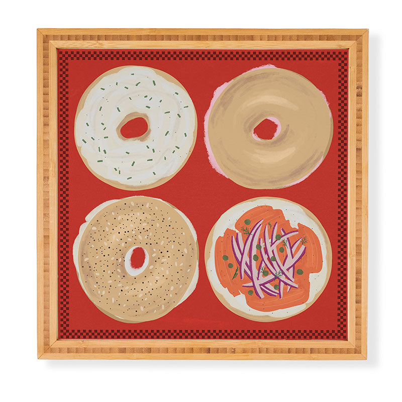 DENY Designs yonkers bagels Framed Wall Art