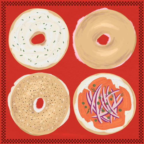 DENY Designs yonkers bagels Shower Curtain