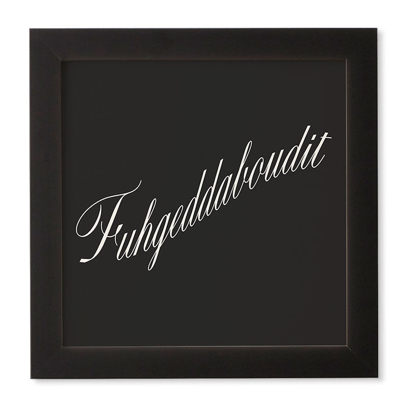 DENY Designs yonkers fuhgeddaboudit Framed Wall Art