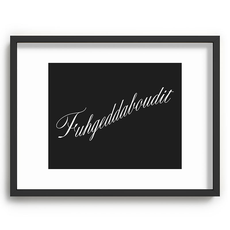 DENY Designs yonkers fuhgeddaboudit Recessed Framing Rectangle