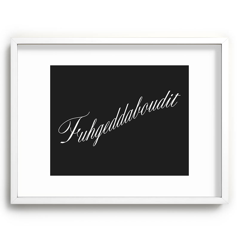 DENY Designs yonkers fuhgeddaboudit Recessed Framing Rectangle