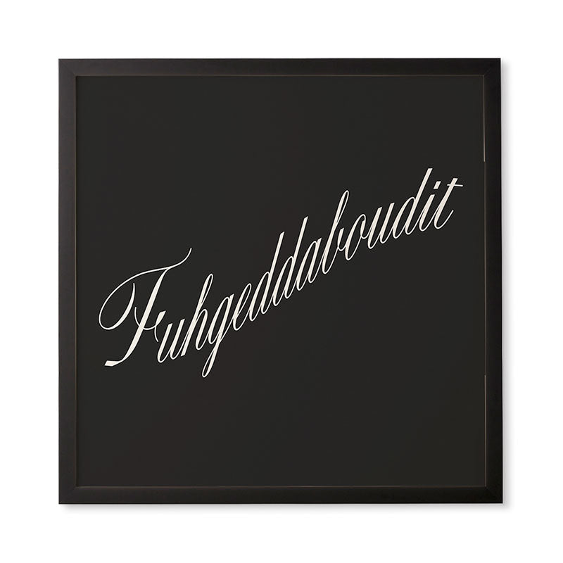 DENY Designs yonkers fuhgeddaboudit Framed Wall Art