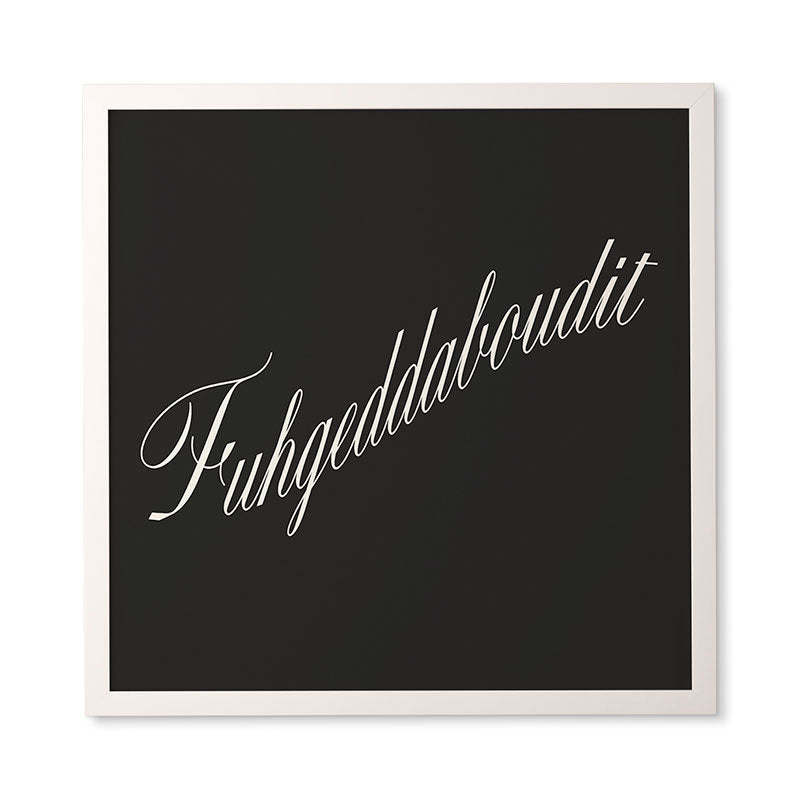 DENY Designs yonkers fuhgeddaboudit Framed Wall Art