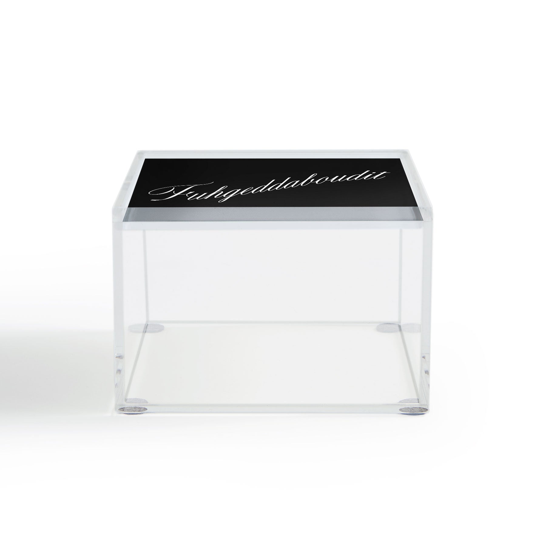 DENY Designs yonkers fuhgeddaboudit Acrylic Box